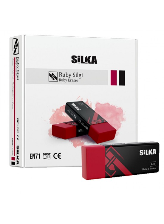 Silka Silgi Ruby Kırmızı 24 LÜ Art.58