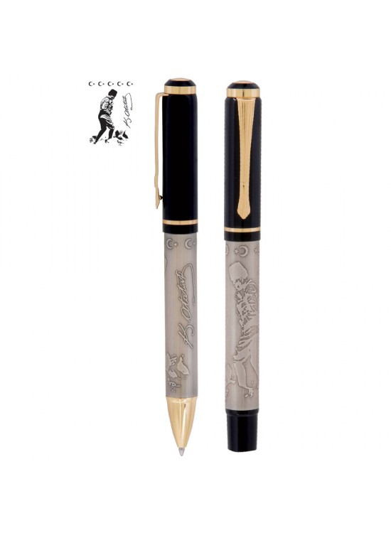 SİLOPİ ATATÜRK KABARTMALI İKİLİ KALEM SETİ