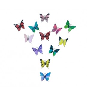 Simli Kelebek 18Cm 12 Li Küçük