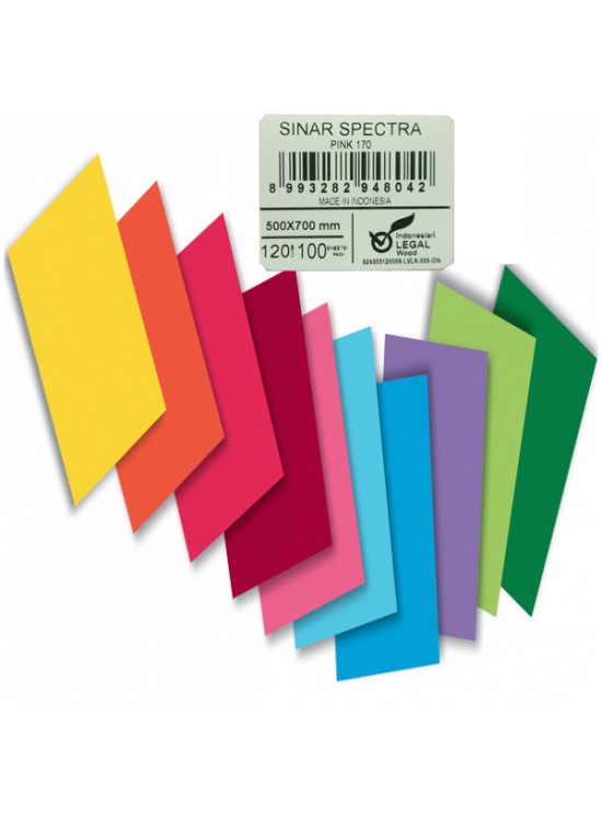 Sınar Fon Kartonu 50x70 120 GR Pembe 170 (1 Adet)