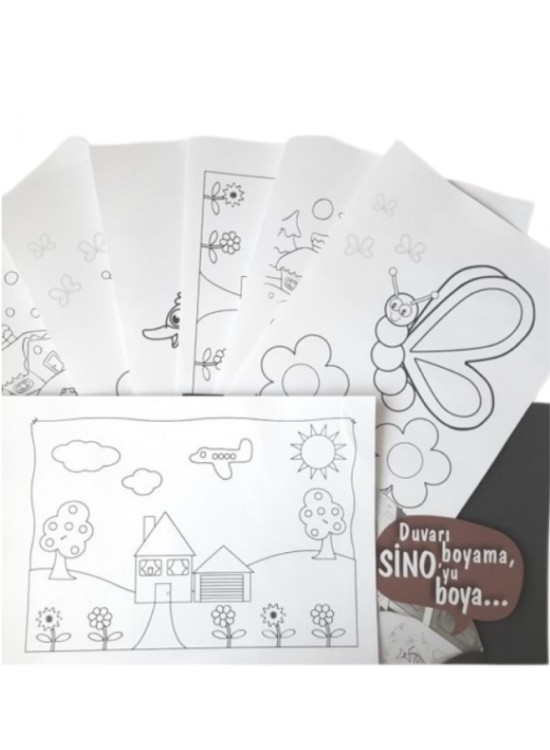 Sino Boyama Kağıtları A4