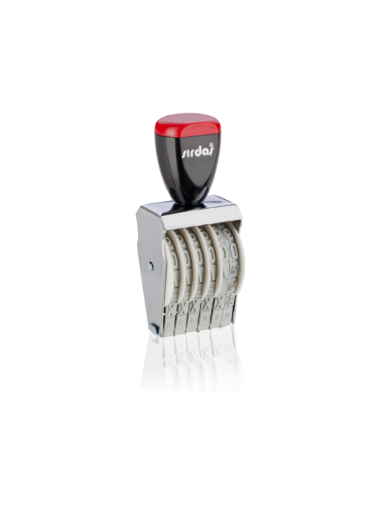 Sırdaş Numaratör Elle Çevirmeli 6 Hane 9 MM 1596