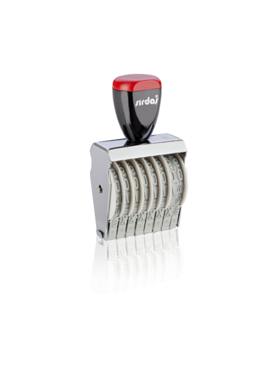 Sırdaş Numaratör Elle Çevirmeli 8 Hane 9 MM 1598