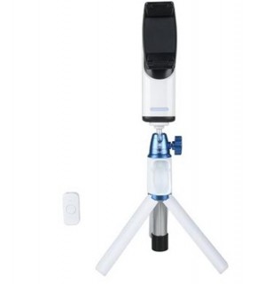 Sirui VK-2W Mobil Gimbal + Çok Fonksiyonlu Masa Üstü Tripod Seti Beyaz Selfi