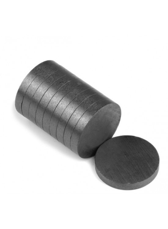 Siyah Mıknatıs Orta 17X3 (1 Adet)