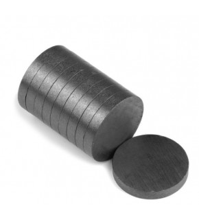 Siyah Mıknatıs Orta 20X3  (1 Adet)