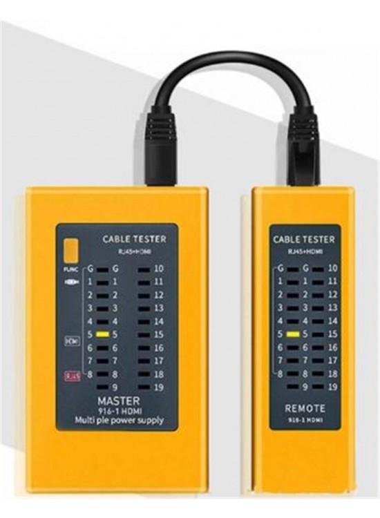 Sline HT203 HDMI Kablo Test Cihazı +RJ45 Test Cihazı