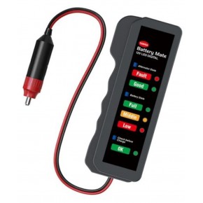 Sline M-007 Dijital Akü Test Cihazı 12V LED Gösterge ile Akü Durumu Ölçer