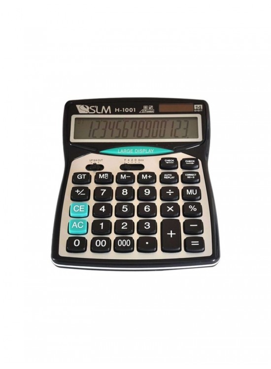 Slm Hesap Makinesi Masa Üstü 14 Hane H-1001