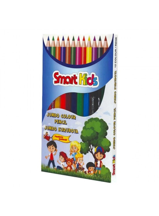 Smart Kıds Kuru Boya Jumbo 12 Renk 2972