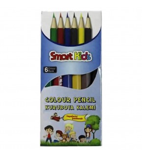 Smart Kıds Kuru Boya Kısa 6 Renk 2966