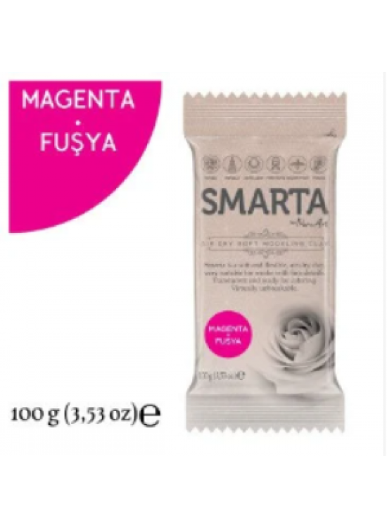 Smarta Akıllı Model Hamuru 100Gr Fuşya