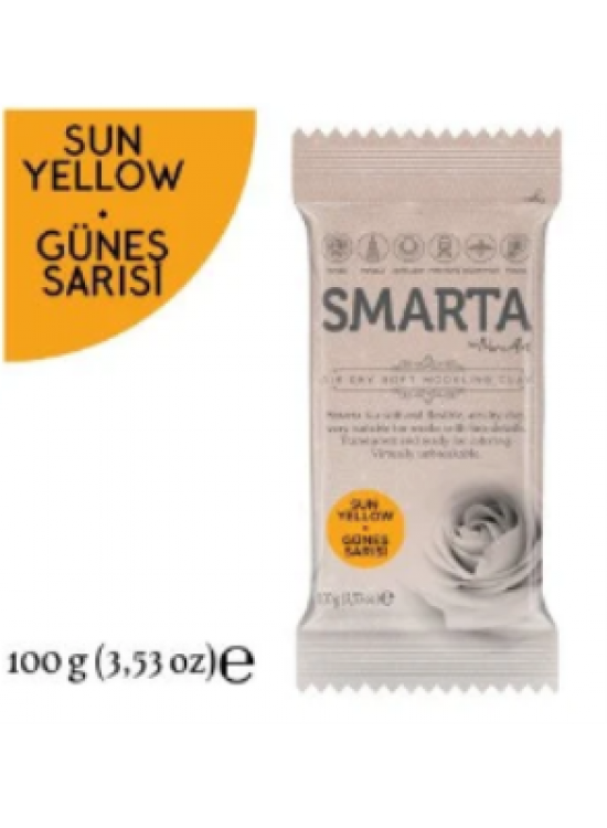 Smarta Akıllı Model Hamuru 100Gr Güneş Sarısı