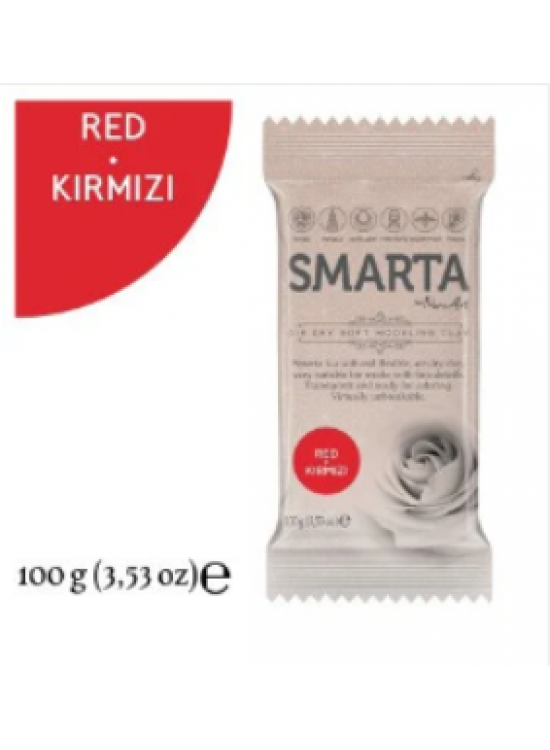 Smarta Akıllı Model Hamuru 100Gr Kırmızı