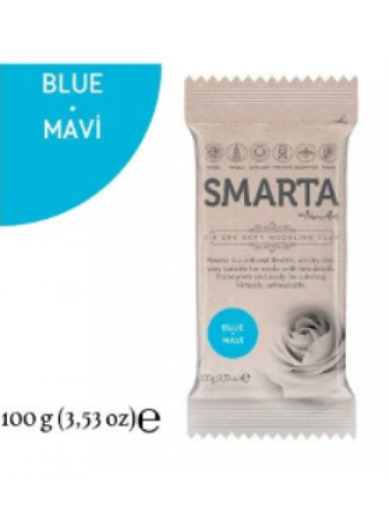 Smarta Akıllı Model Hamuru 100Gr Mavi