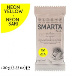 Smarta Akıllı Model Hamuru 100Gr Neon Sarı