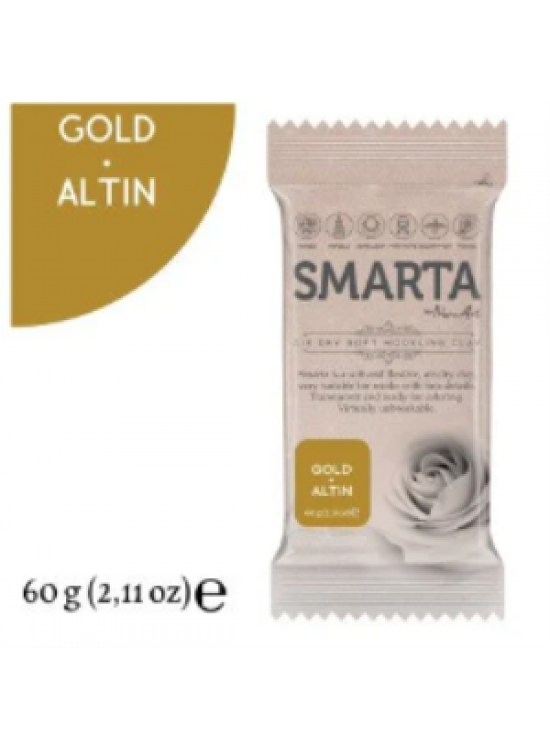 Smarta Akıllı Model Hamuru 60Gr Metalik Altın