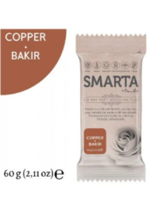 Smarta Akıllı Model Hamuru 60Gr Metalik Bakır