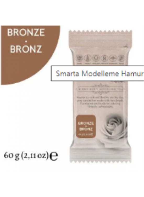 Smarta Akıllı Model Hamuru 60Gr Metalik Bronz