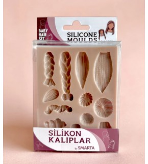 Smarta Akıllı Model Hamuru Kalıbı - Bebek Saç Seti