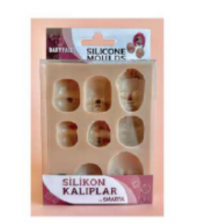 Smarta Akıllı Model Hamuru Kalıbı - Bebek Yüzleri