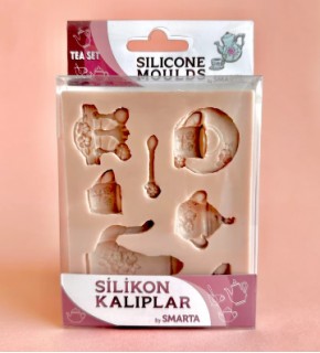 Smarta Akıllı Model Hamuru Kalıbı - Çay Seti