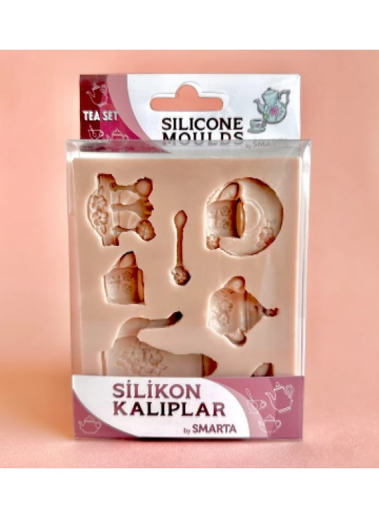 Smarta Akıllı Model Hamuru Kalıbı - Çay Seti