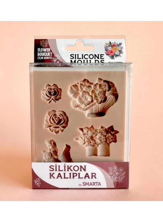 Smarta Akıllı Model Hamuru Kalıbı - Çiçek Buketi
