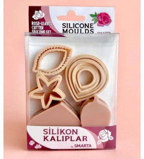 Smarta Akıllı Model Hamuru Kalıbı - Gül Yaprak