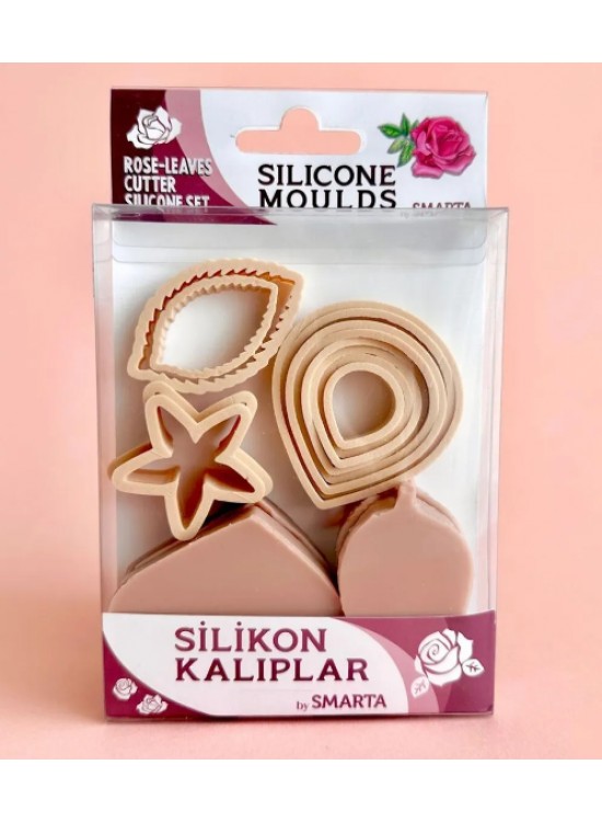 Smarta Akıllı Model Hamuru Kalıbı - Gül Yaprak