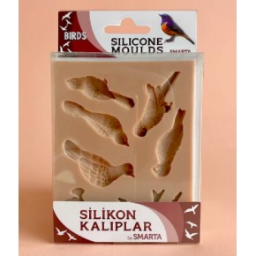 Smarta Akıllı Model Hamuru Kalıbı - Kuşlar