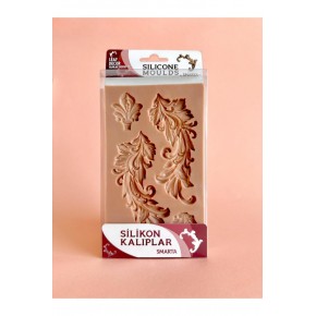 Smarta Akıllı Model Hamuru Kalıbı - Yaprak Dekor