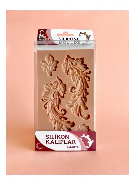 Smarta Akıllı Model Hamuru Kalıbı - Yaprak Dekor Smarta Akıllı Model Hamuru Kalıbı - Yaprak Dekor