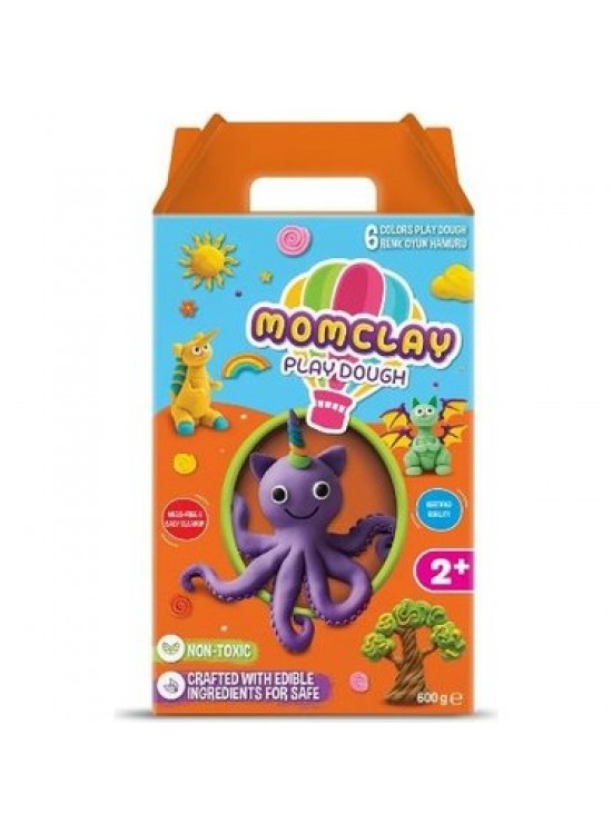 Smarta Momclay Oyun Hamuru 6 Renk 6x100gr