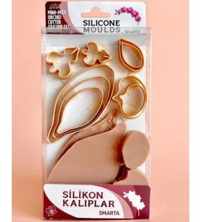Smarta Silicone Moulds - Orkide ve Yaprak