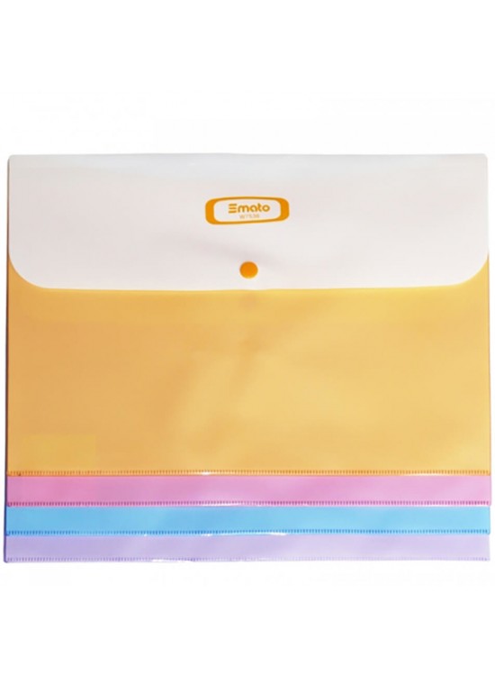 Smato Çıtçıtlı Evrak Zarfı Mat Pembe W7536 (1 Adet)