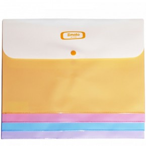 Smato Çıtçıtlı Evrak Zarfı Mat Turuncu W7536 (1 Adet)