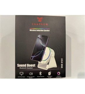 Snapron SNS-9101 Beyaz (İNDUCTİON Özellikli) RGB Bluetooth Speaker (Phone Stand-Ambient Light)