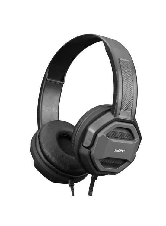 Snopy SN-101 BONNY Gri PCTelefon Mikrofonlu Kulaklık