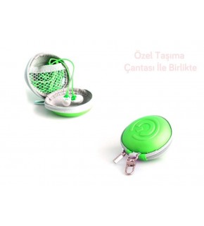 Snopy SN-709 Yeşil Kulak İçi Koruma Çantalı Lüks Cep Telefonları İçin