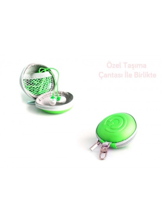 Snopy SN-709 Yeşil Kulak İçi Koruma Çantalı Lüks Cep Telefonları İçin