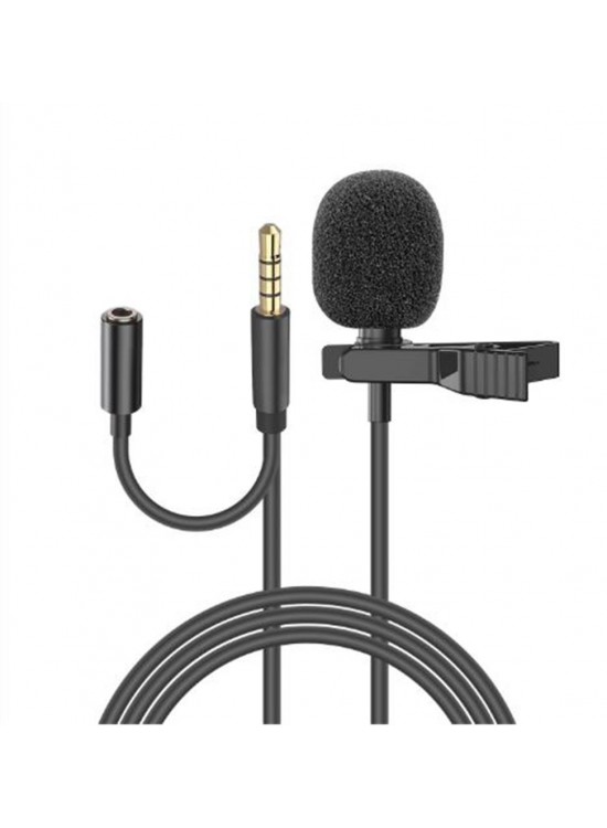 Snopy SN-MTK25 Siyah Tik-Tok Akıllı Telefon ve Youtuber Kulaklık Çıkışlı Yaka Mikrofonu