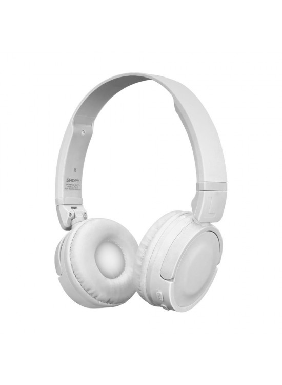 Snopy SN-XBK33 BATTY Beyaz TF Kart Özellikli Bluetooth Kulaklık