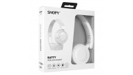 Snopy SN-XBK33 BATTY Beyaz TF Kart Özellikli Bluetooth Kulaklık
