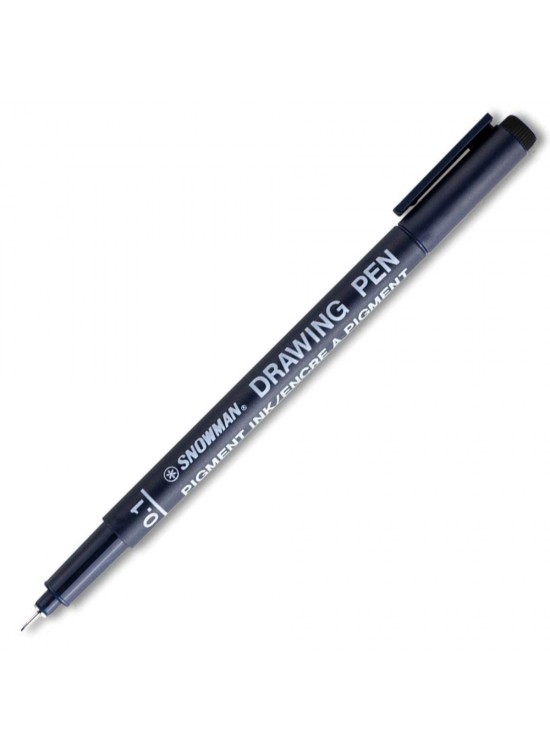 Snowman Çizim Kalemi Teknik 0.1 MM Siyah FT 700D 1.S (1 Adet)