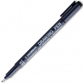 Snowman Çizim Kalemi Teknik 0.6 MM Siyah FT700 (1 Adet)