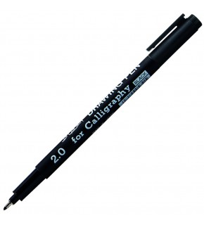 Snowman Kaligrafi Kalemi Kesik Uçlu 2.0 MM Siyah FT700 (1 Adet)