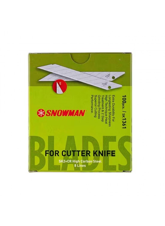 Snowman Maket Bıçağı Yedeği Dar 30 Derece 100 Lü Sk2 Snowman Maket Bıçağı Yedeği Dar 30 Derece 100 Lü Sk2