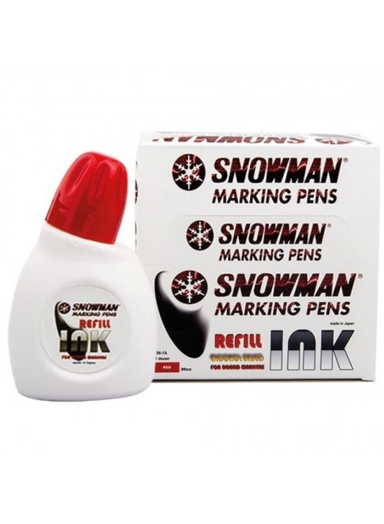 Snowman Tahta Kalem Mürekkebi 30 CC Kırmızı BN-1A K (1 Adet) Snowman Tahta Kalem Mürekkebi 30 CC Kırmızı BN-1A K (1 Adet)