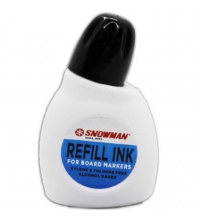 Snowman Tahta Kalem Mürekkebi 30 CC Siyah BN-1A (1 Adet)
